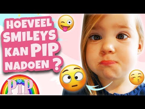 PIP DOET DE SMILEY CHALLENGE !! 🤪😱😍😂 - PIP #04