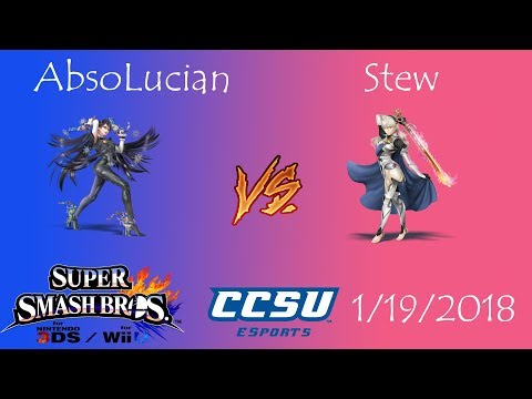CAN LAN CCSU Smash 4 Tournament - AbsoLucian (Bayonetta) vs Stew (Corrin)