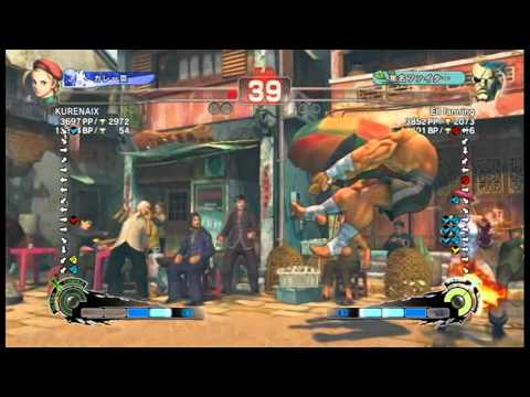 【スパ４】KURENAIX[キャミィ] vs Ell fanning[サガット]