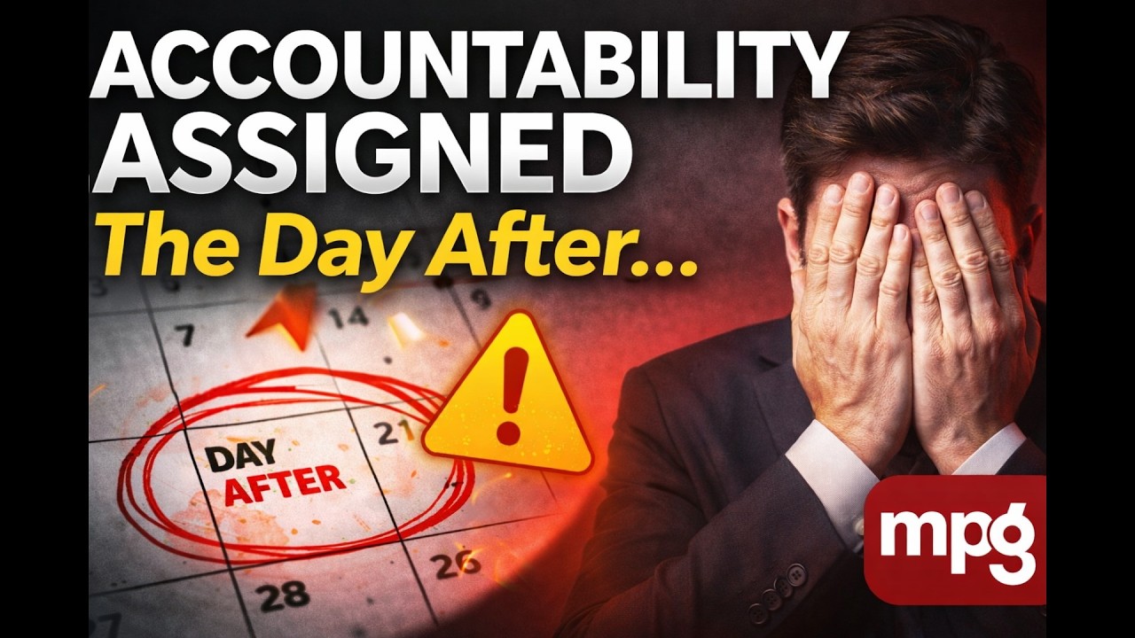 The Day After Accountability Is Assigned&hellip; What Really Happens? | Governance Breakdown