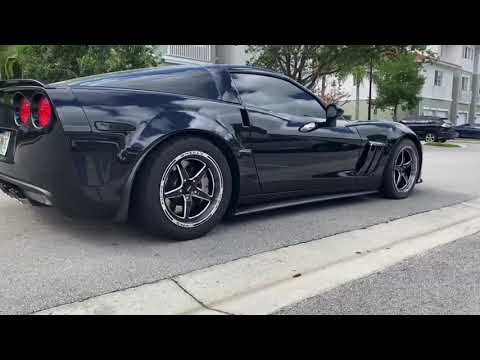 New and first full VMS wheels Polished Drag Pack on C6 Corvette Grandsport