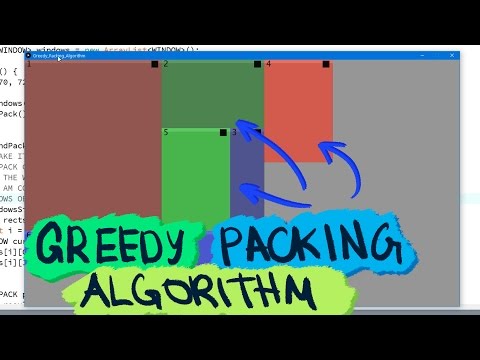 Greedy Packing Algorithm Processing