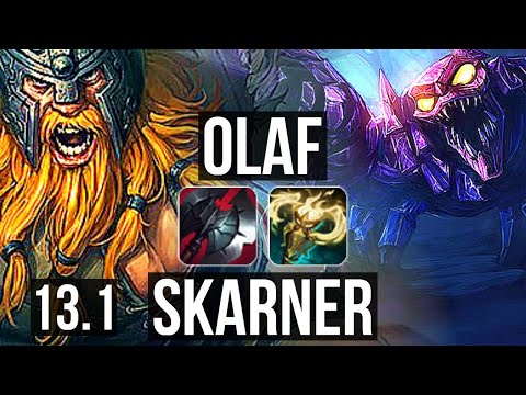 OLAF vs SKARNER (JNG) | 15/0/1, 69% winrate, Legendary | EUW Master | 13.1