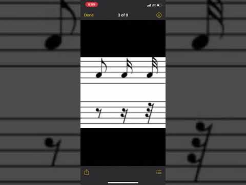 Mr. Gore on notation breaks down eighth, sixteenth and thirty seconds notes and overall notation