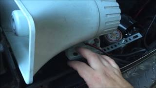 Jeep TJ WOLO Big Boy Horn sound with relay