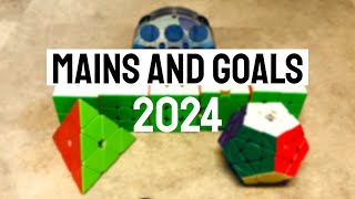 My Cubing MAINS & GOALS For 2024!
