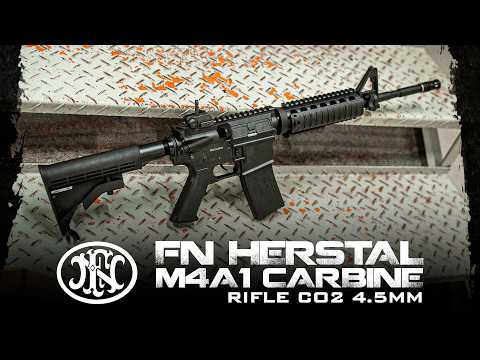 Rifle Airgun M4A1 Carbine FN Herstal Licenciado Full Metal 4.54mm