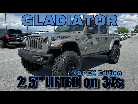 2.5\" EVO LIFTED Jeep Gladiator Rubicon APEX Edition-Stage 3 with King Shocks