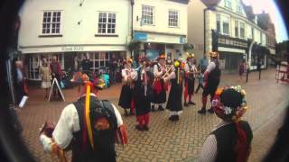 preview picture of video 'Chesham Town Market 14/09/12 - Morris Dancing Troupe'
