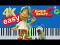 Engie Benjy Theme Song Slow Easy Medium Piano Tutorial 4K