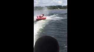 preview picture of video 'Sammy & Ethan on water tube shell lake wi'