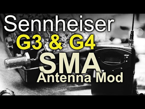 Sennheiser G3 and G4 SMA Antenna Mod