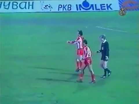 Лига чемпионов 1992 год 1/8 финала 1 матч Црвена звезда-Аполлон