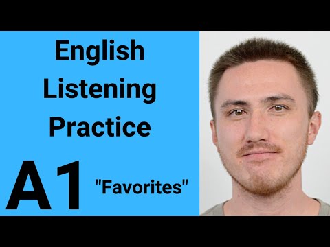 A1 English Listening Practice - Favorites