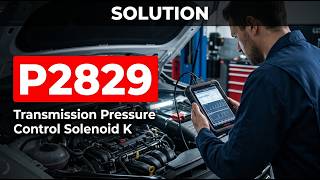 HOW TO FIX P2829 OBD II ERROR CODE - Transmission Pressure Control Solenoid K