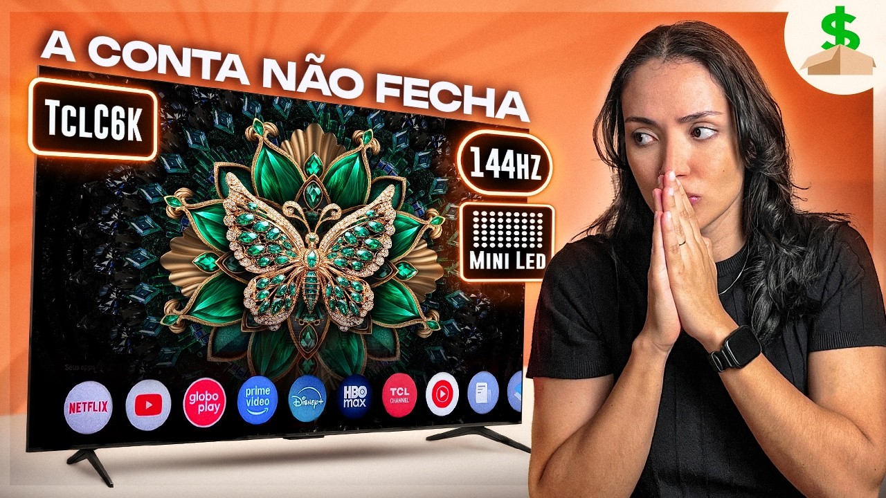 Miniatura da avaliação em vídeo de Smart TV Tcl C6K 75 Polegadas