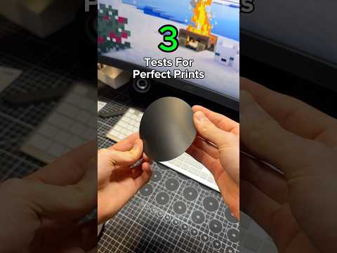 Run these tests to fix any 3D printed surface isssue