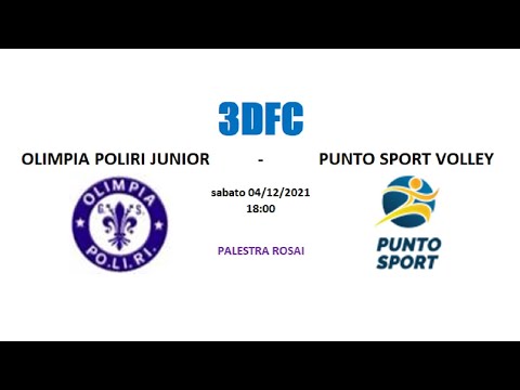 3DFC - OLIMPIA POLIRI JUNIOR vs PUNTO SPORT VOLLEY