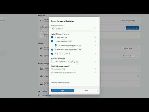How to Change the Operating System Language in Windows 11