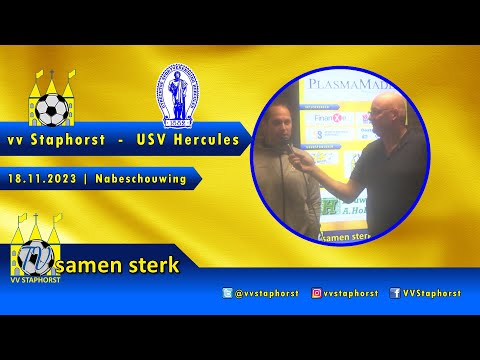 vv Staphorst - USV Hercules | 18.11.2023 | nabeschouwing
