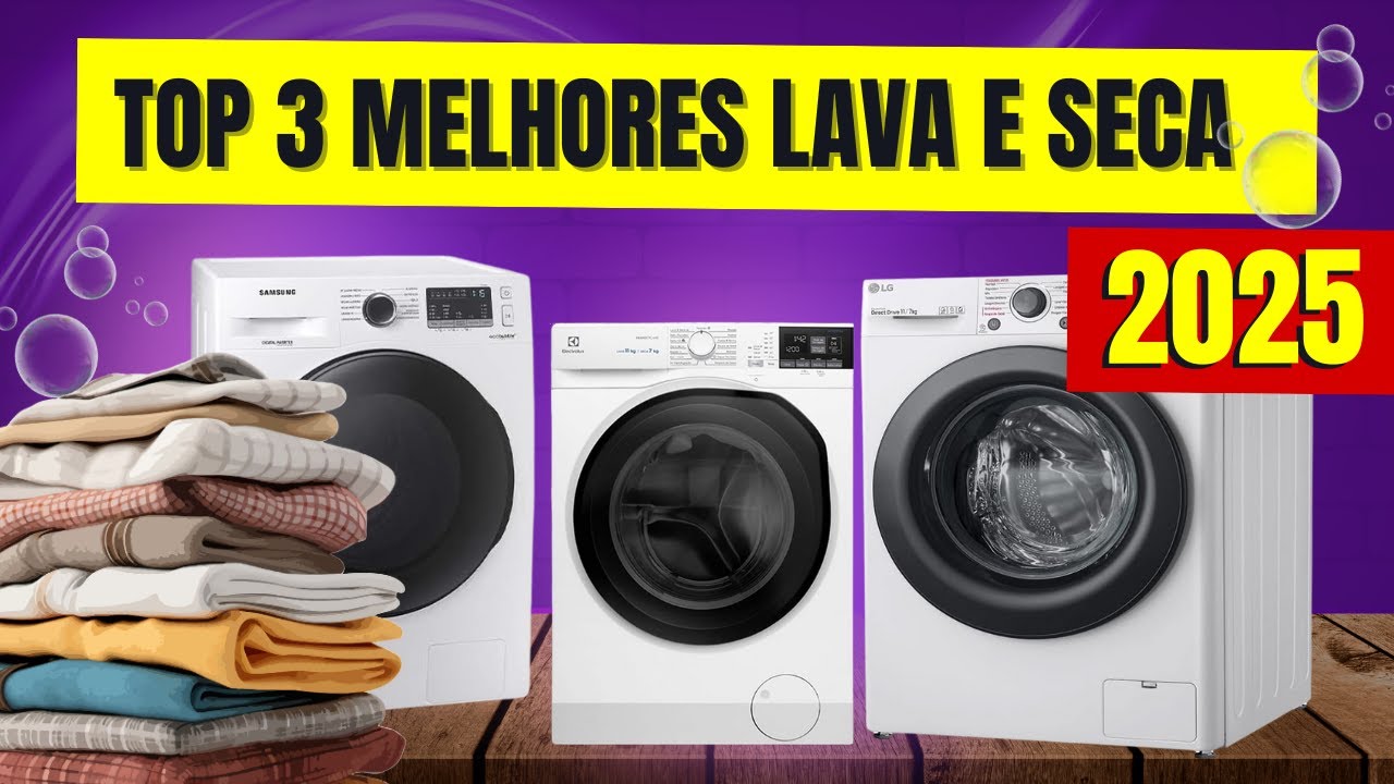 [BLACK FRIDAY] 3 MELHORES LAVA E SECA | Qual Melhor LAVA E SECA