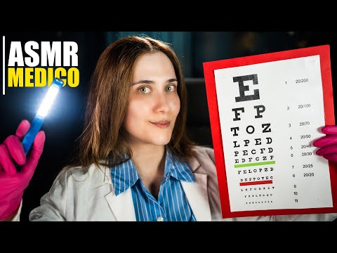 ASMR - Eye exam. Ophthalmologist (oculist) roleplay