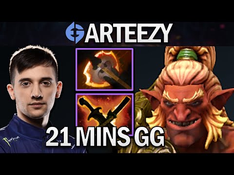 EG.ARTEEZY TROLL WARLORD - 21 MINS GG - DOTA 2 7.28 GAMEPLAY