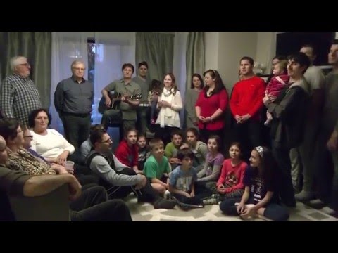 Pastor  Cornel Lela impreuna cu nepotii (parte din Grupul Omega)