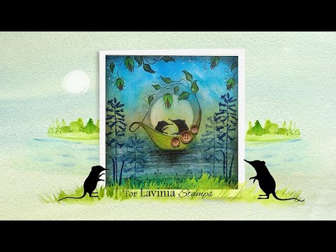Two In a Boat by Eleana Evans - A Lavinia Stamps Tutorial