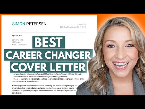 YouTube video about Sample Cover Letter for Those Changing Careers