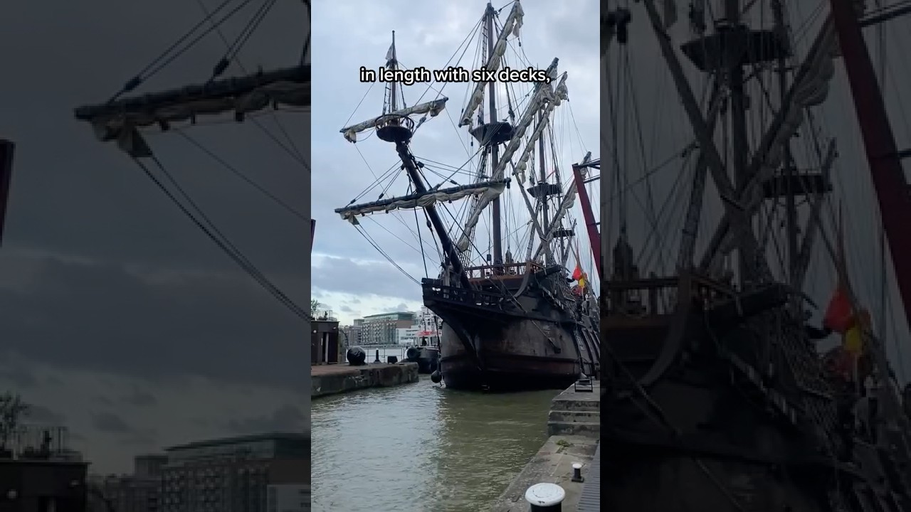 We went on board a 16th-century Galleon!