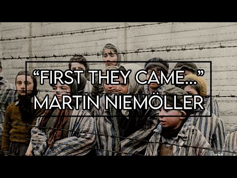 "First They Came..." by Martin Niemöller