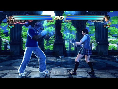 L7 18_4 Armor King  y King (PATOTE_7555) vs Asuka y Lili - Tekken Tag 2 ( Uchiha x24 ) Online PS3