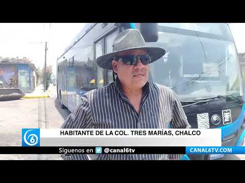 Video: El Trolebús Chalco–Santa Marta enfrenta su primer bloqueo por inundaciones en Tres Marías