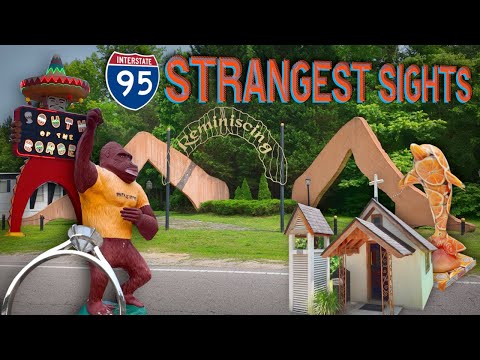 FLORIDA ROAD TRIP ATTRACTIONS ALONG I-95 South of the Border Giant Legs & Smallest Church