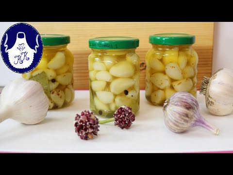 Knoblauch im Öl einlegen mit Anleitung Schritt für Schritt