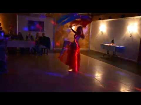 Anna Yudina Oriental dance with fans 2014