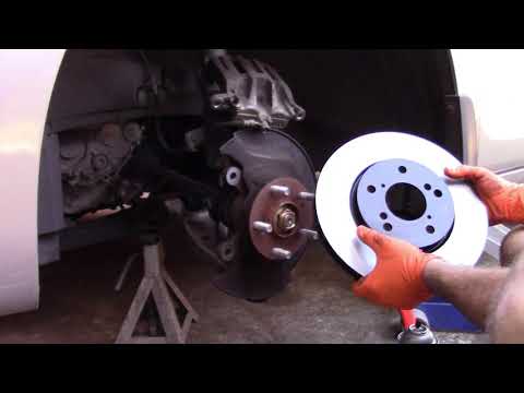 Honda Odyssey Front brake pads and rotors.