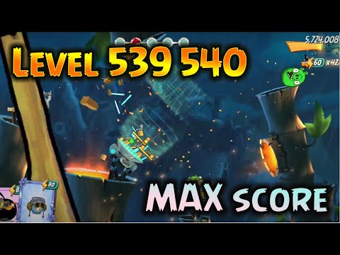 Angry birds 2 ⭐️⭐️⭐️ HIGH SCORE  level 539 549 ❤️ SUBSCRIBE ❤️