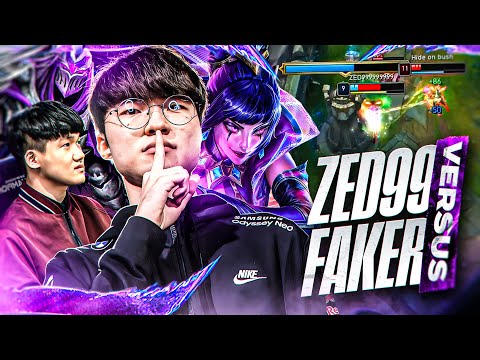 FAKER vs #1 ZED KOREA and this happened... *ZED99*