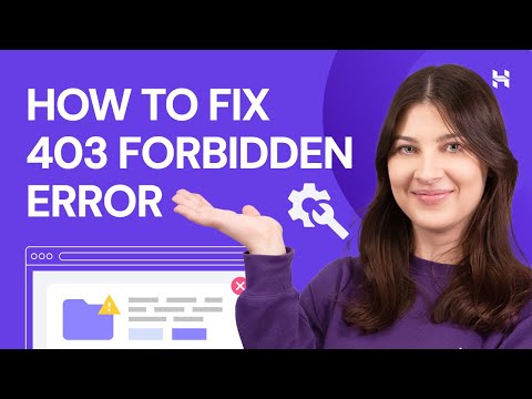 How to Fix 403 Forbidden Error