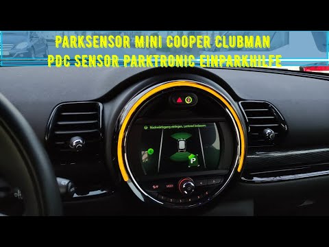 MINI Cooper Clubman Einparkassisten automatisch Einparken  mit  Park Distance Control PDC