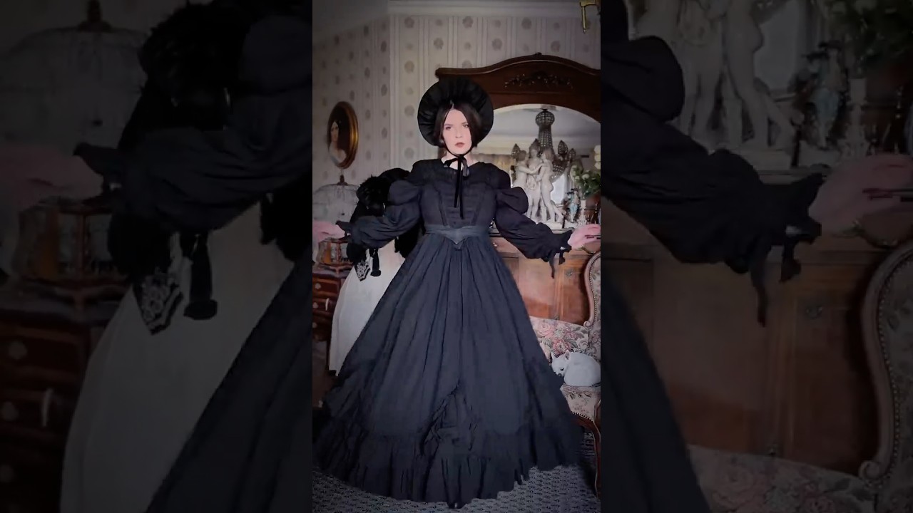 Cemetery GRWM  #victorian #historical #historical i#corset