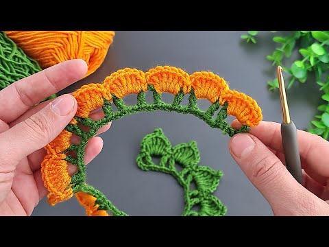 SUPER BEAUTIFUL😉MUY BONİTO ✔ Super easy very useful crochet flower making.