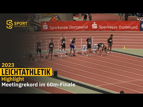 Meetingrekord! Dominik Kopec mit neuer Bestleistung im 60m-Finale | SDTV Leichtathletik
