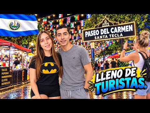 PASEO del CARMEN Santa Tecla POR PRIMERA | MUCHOS TURISTAS LO VISITAN