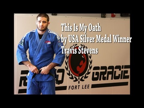 USA Judo Silver Medal Winner Travis Stevens Reads His Oath