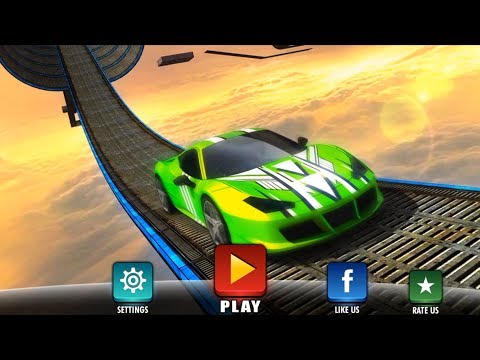Impossible Stunt Car Tracks 3D: Red Car Driving Levels 1 to 6 - iOS GamePlay 2019