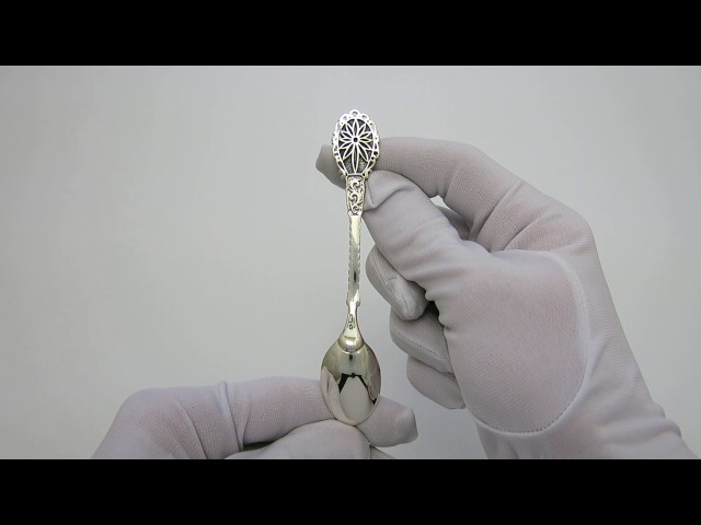 Серебряная ложка "Богородица" Видеообзор