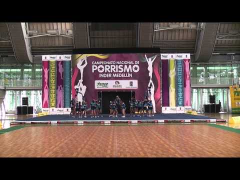 Spirit Power Cheer Nivel 5 - INDER Medellín 2013 Día 2